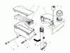 Toro 20620C - Lawnmower, 1988 (8000001-8999999) Ersatzteile AIR CLEANER & FUEL TANK ASSEMBLY (MODEL NO. VMH7)