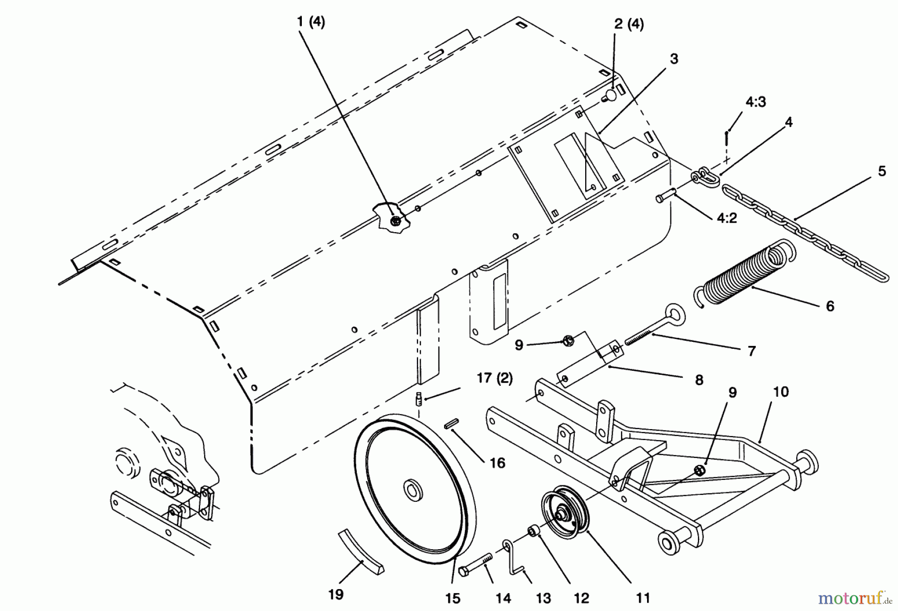  Toro Neu Accessories, Tiller/Cultivator 79271 - Toro 36