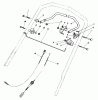 Toro 20620C - Lawnmower, 1988 (8000001-8999999) Ersatzteile TRACTION CONTROL ASSEMBLY