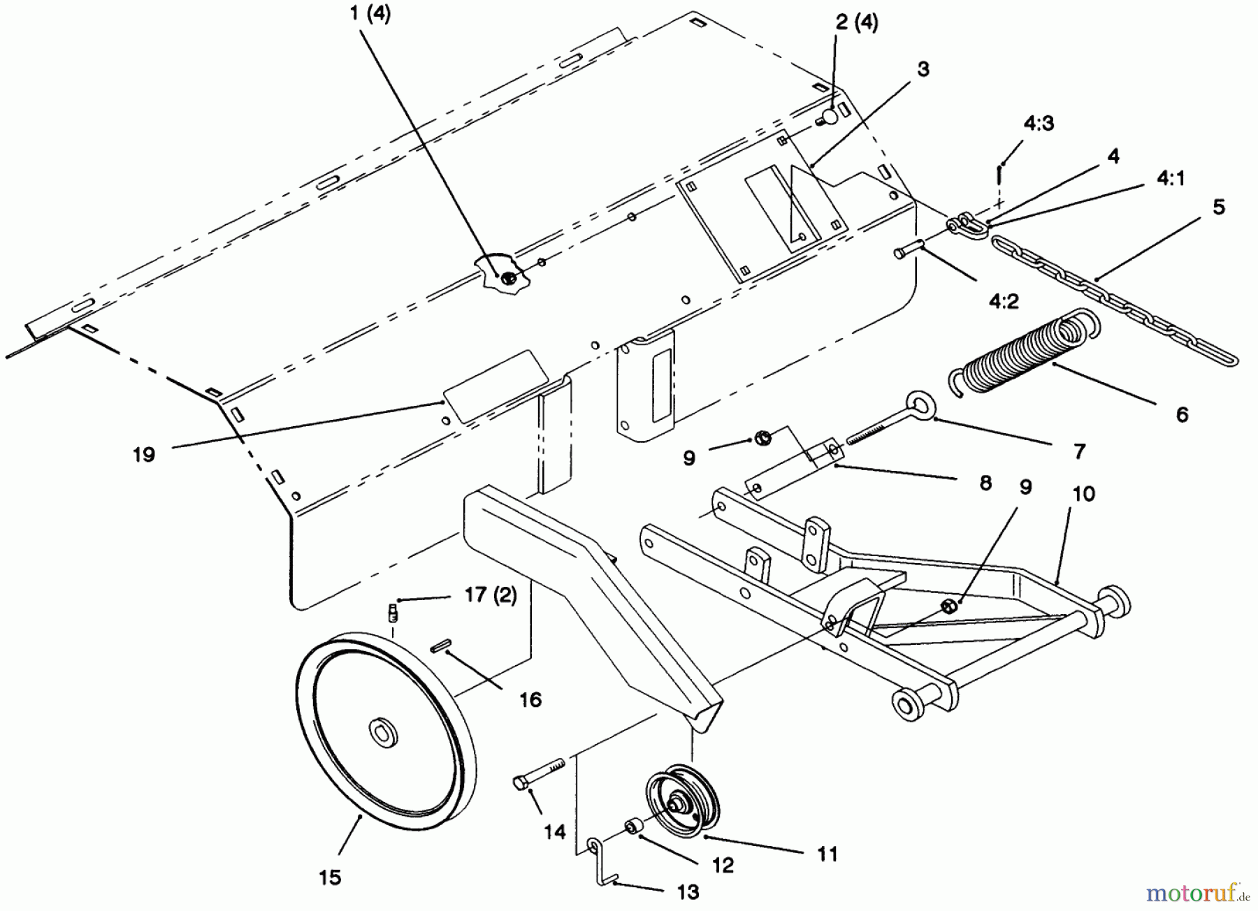 Toro Neu Accessories, Tiller/Cultivator 79271 - Toro 36