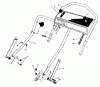 Toro 20622 - Lawnmower, 1988 (8000001-8999999) Ersatzteile HANDLE ASSEMBLY