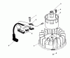Toro 20622 - Lawnmower, 1990 (0000001-0003101) Ersatzteile MAGNETO & FLYWHEEL ASSEMBLY (MODEL NO. VMJ8)