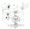 Toro 20622 - Lawnmower, 1990 (0003102-0999999) Ersatzteile BLADE BRAKE CLUTCH ASSEMBLY