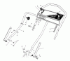 Toro 20622 - Lawnmower, 1990 (0003102-0999999) Ersatzteile HANDLE ASSEMBLY