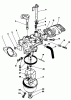 Toro 20622C - Lawnmower, 1987 (7000001-7999999) Ersatzteile CARBURETOR ASSEMBLY (MODEL NO. VMG6)