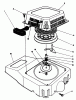 Toro 20622C - Lawnmower, 1987 (7000001-7999999) Ersatzteile RECOIL ASSEMBLY (MODEL NO. VMG6)