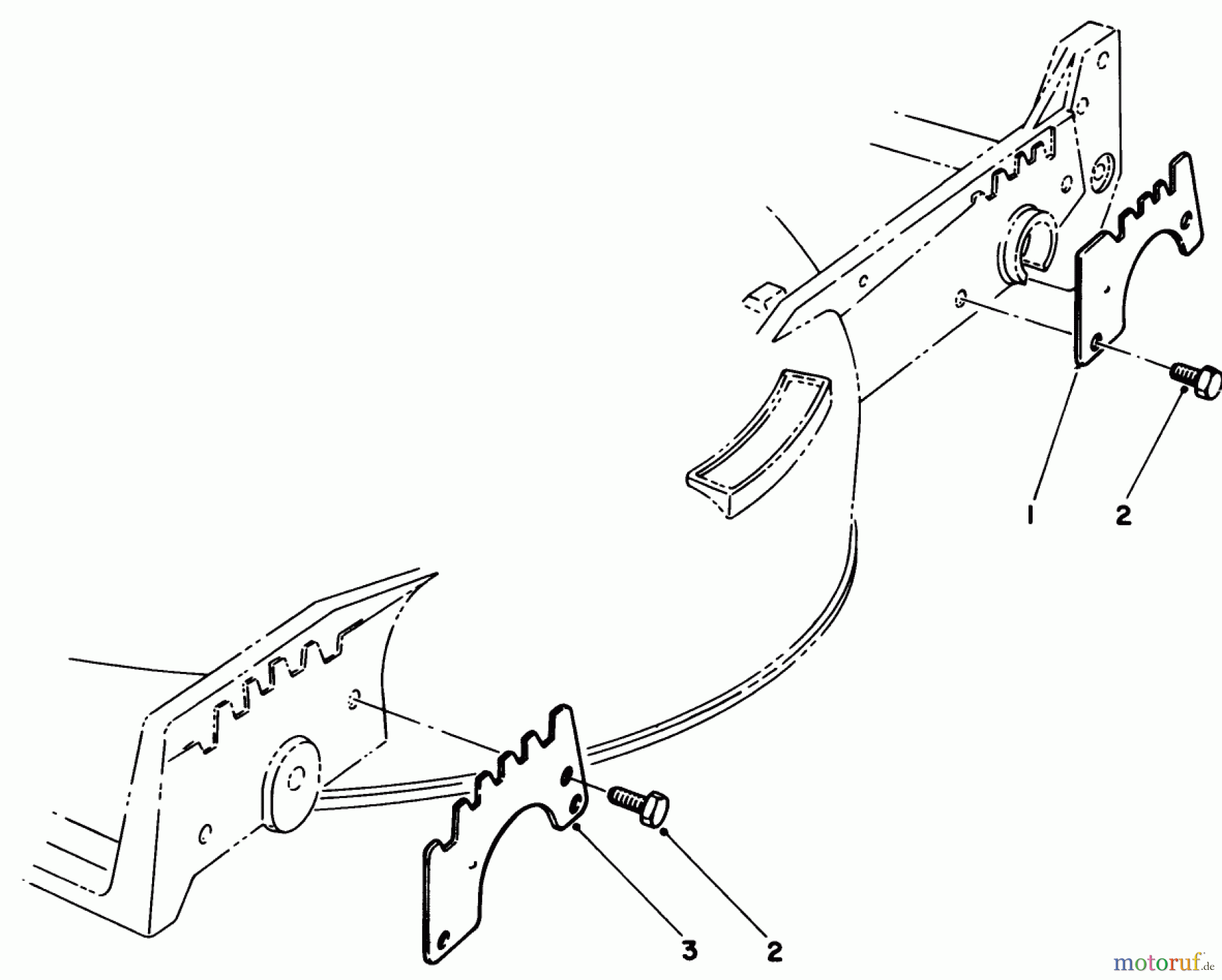 Toro Neu Mowers, Walk-Behind Seite 1 20622C - Toro Lawnmower, 1987 (7000001-7999999) WEAR PLATE KIT NO. 49-4080 (OPTIONAL)
