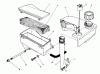 Toro 20622C - Lawnmower, 1988 (8000001-8999999) Ersatzteile AIR CLEANER & FUEL TANK ASSEMBLY (MODEL NO. VMH7)