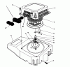 Toro 20622C - Lawnmower, 1988 (8000001-8999999) Ersatzteile RECOIL ASSEMBLY (MODEL NO. VMH7)