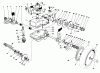 Toro 20624 - Lawnmower, 1986 (6000001-6999999) Ersatzteile GEAR CASE ASSEMBLY
