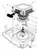 Toro 20624 - Lawnmower, 1986 (6000001-6999999) Ersatzteile RECOIL ASSEMBLY
