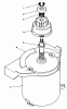 Toro 20624 - Lawnmower, 1986 (6000001-6999999) Ersatzteile STARTER MOTOR ASSEMBLY NO. 53-4500