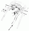 Toro 20624 - Lawnmower, 1986 (6000001-6999999) Ersatzteile TRACTION CONTROL ASSEMBLY