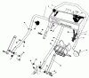 Toro 20624 - Lawnmower, 1987 (7000001-7999999) Ersatzteile HANDLE ASSEMBLY