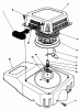 Toro 20624 - Lawnmower, 1987 (7000001-7999999) Ersatzteile RECOIL ASSEMBLY (MODEL NO. VMF5 & VMG6)