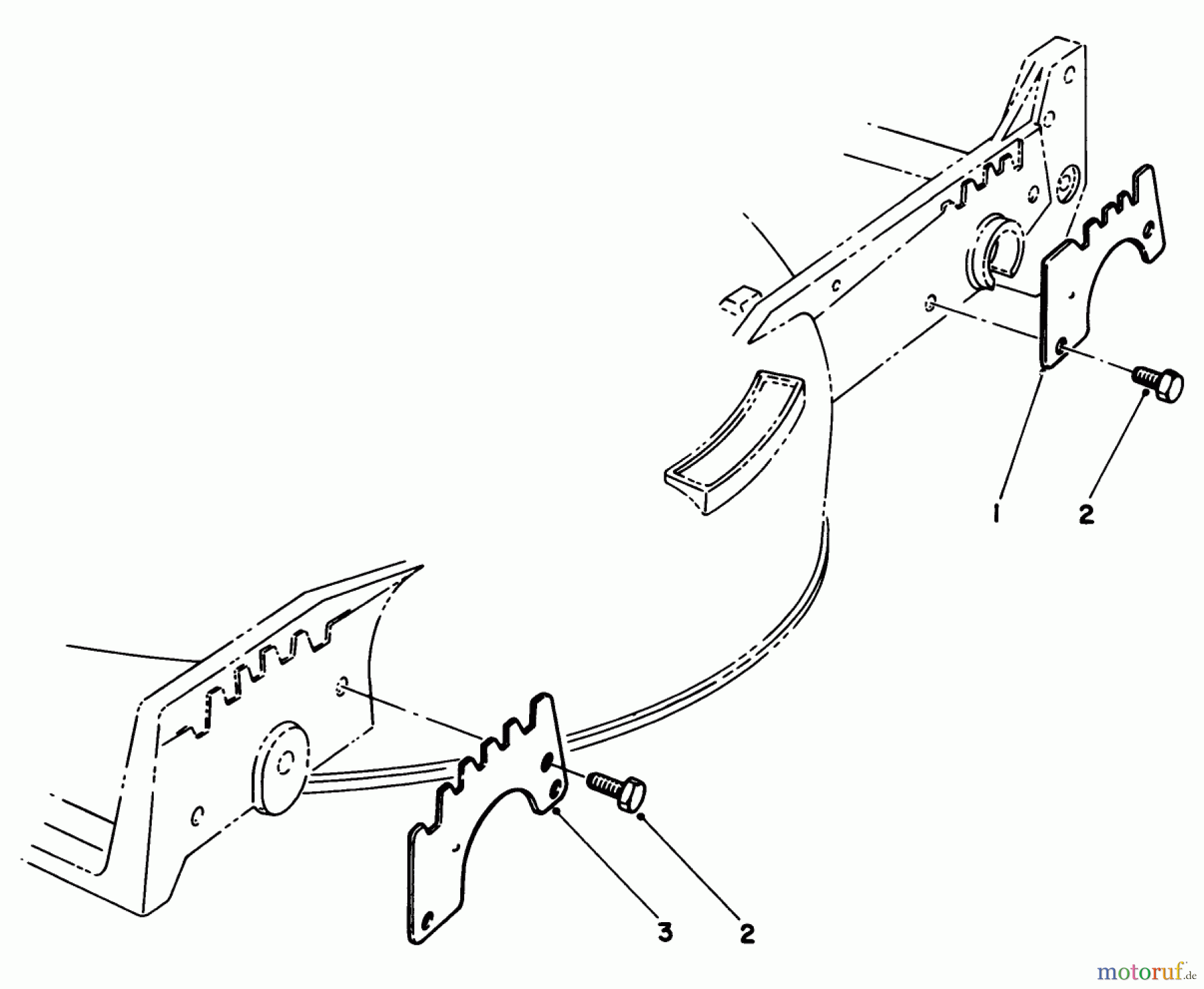 Toro Neu Mowers, Walk-Behind Seite 1 20624 - Toro Lawnmower, 1987 (7000001-7999999) WEAR PLATE KIT N0. 49-4080 (OPTIONAL)