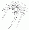 Toro 20624 - Lawnmower, 1988 (8000001-8999999) Ersatzteile TRACTION CONTROL ASSEMBLY