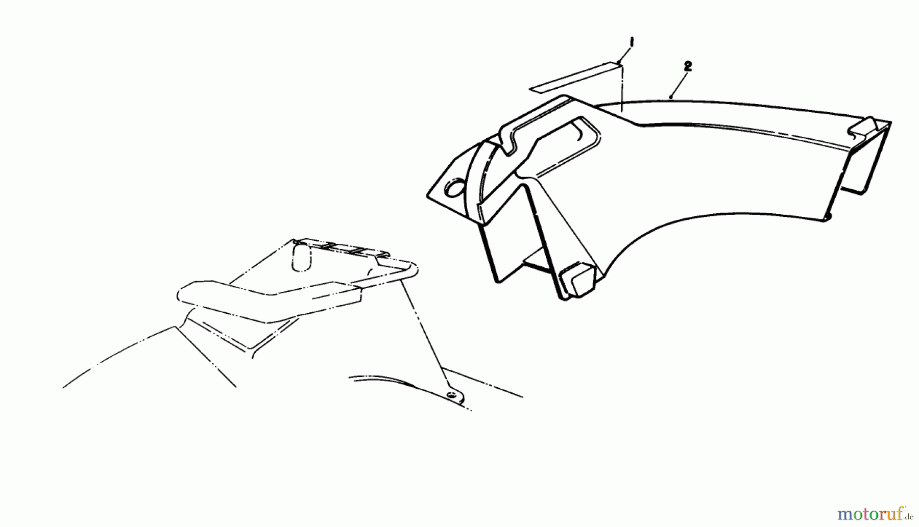 Toro Neu Mowers, Walk-Behind Seite 1 20624C - Toro Lawnmower, 1988 (8000001-8999999) SIDE DISCHARGE CHUTE MODEL NO. 59168 (OPTIONAL)