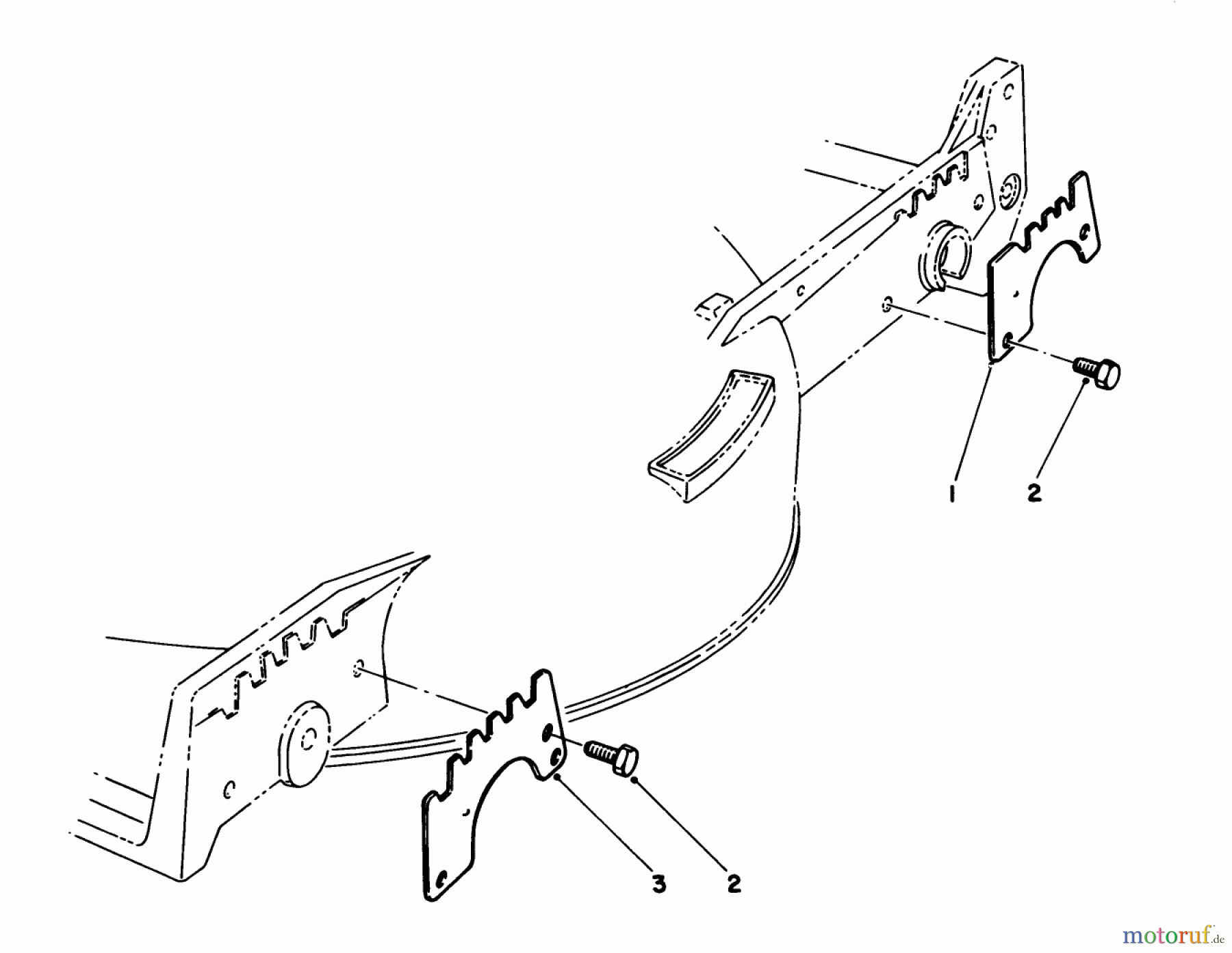 Toro Neu Mowers, Walk-Behind Seite 1 20624C - Toro Lawnmower, 1988 (8000001-8999999) WEAR PLATE KIT NO. 49-4080 (OPTIONAL)