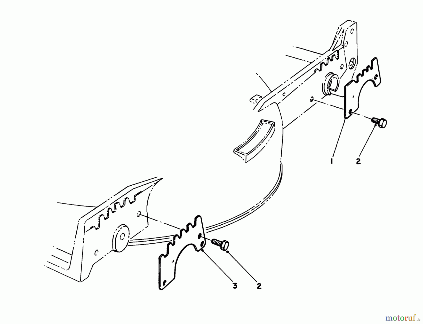 Toro Neu Mowers, Walk-Behind Seite 1 20626C - Toro Lawnmower, 1986 (6000001-6999999) WEAR PLATE KIT NO. 49-4080 (OPTIONAL)