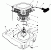 Toro 20626C - Lawnmower, 1987 (7000001-7999999) Ersatzteile RECOIL ASSEMBLY (MODEL NO. VMG6)