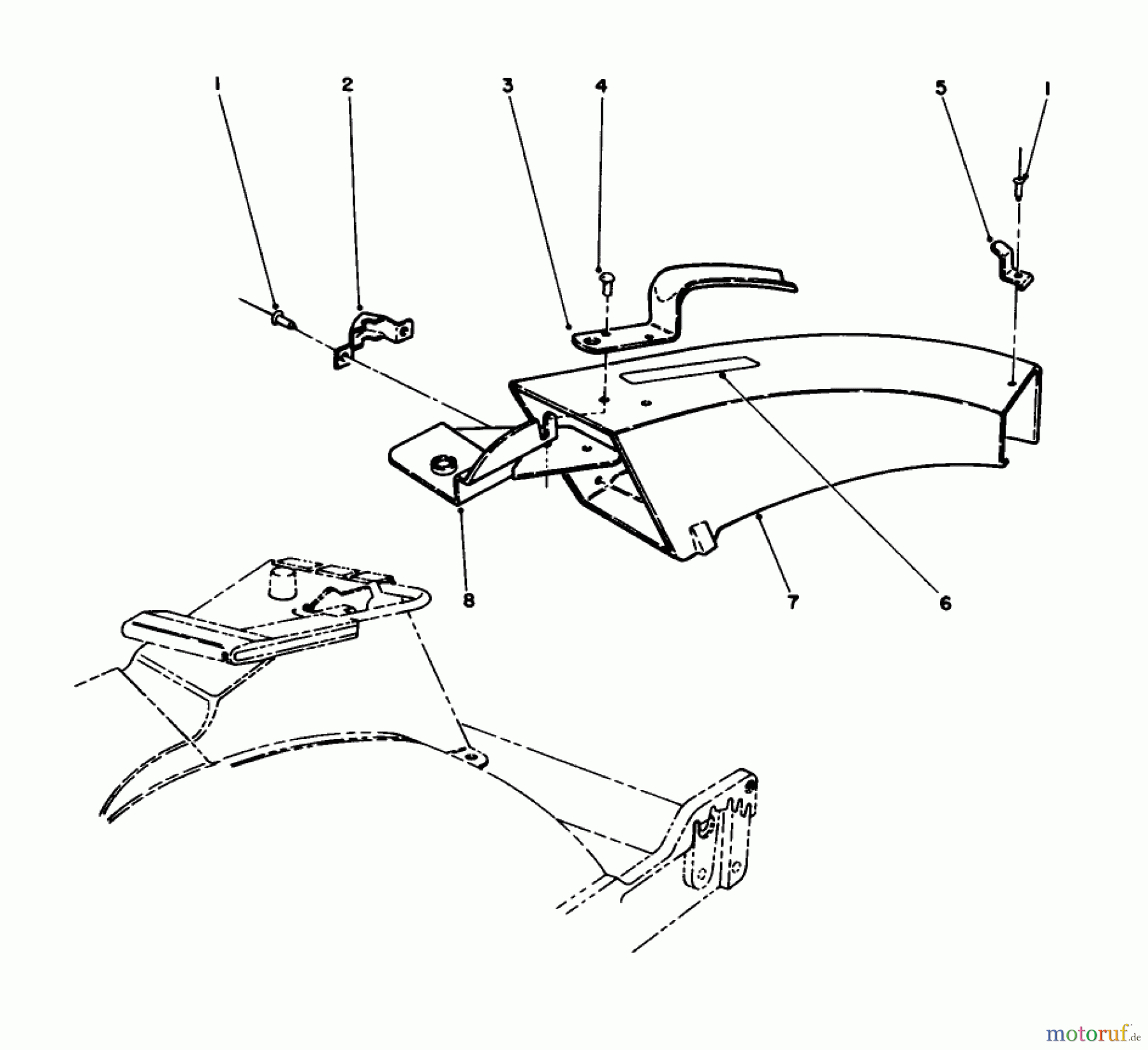 Toro Neu Mowers, Walk-Behind Seite 1 20626C - Toro Lawnmower, 1987 (7000001-7999999) SIDE DISCHARGE CHUTE MODEL NO. 59110 (OPTIONAL)