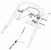 Toro 20626C - Lawnmower, 1987 (7000001-7999999) Ersatzteile TRACTION CONTROL ASSEMBLY