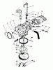 Toro 20627C - Lawnmower, 1986 (6000001-6999999) Ersatzteile CARBURETOR ASSEMBLY