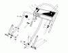 Toro 20627C - Lawnmower, 1986 (6000001-6999999) Ersatzteile HANDLE ASSEMBLY