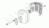 Toro 20627C - Lawnmower, 1986 (6000001-6999999) Ersatzteile MUFFLER ASSEMBLY