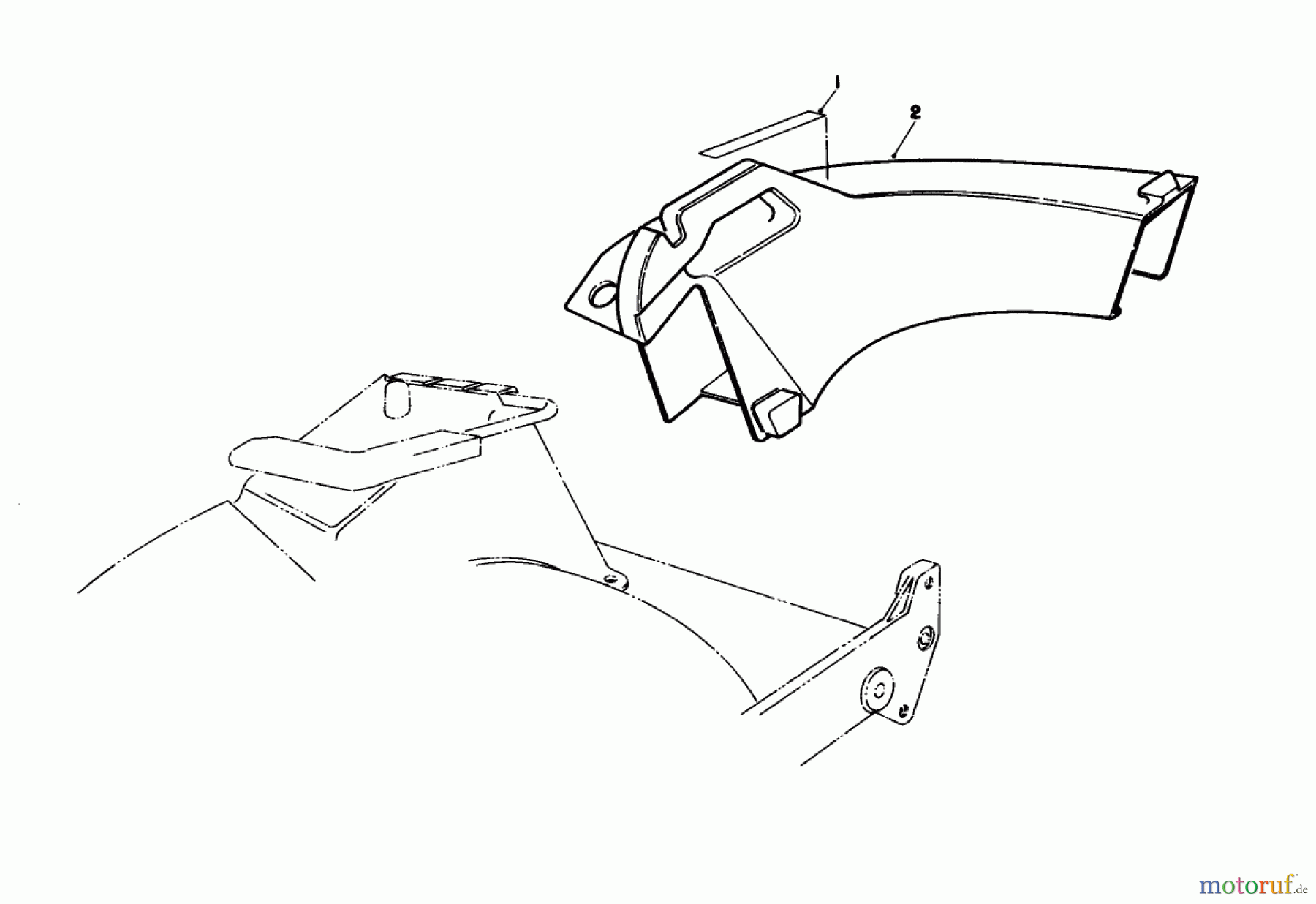 Toro Neu Mowers, Walk-Behind Seite 1 20627C - Toro Lawnmower, 1988 (8000001-8999999) SIDE DISCHARGE CHUTE MODEL NO. 59110 (OPTIONAL)