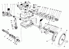 Toro 20628C - Lawnmower, 1986 (6000001-6999999) Ersatzteile GEAR CASE ASSEMBLY