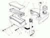 Toro 20628C - Lawnmower, 1987 (7000001-7999999) Ersatzteile AIR CLEANER & FUEL TANK ASSEMBLY
