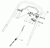 Toro 20628C - Lawnmower, 1987 (7000001-7999999) Ersatzteile TRACTION CONTROL ASSEMBLY