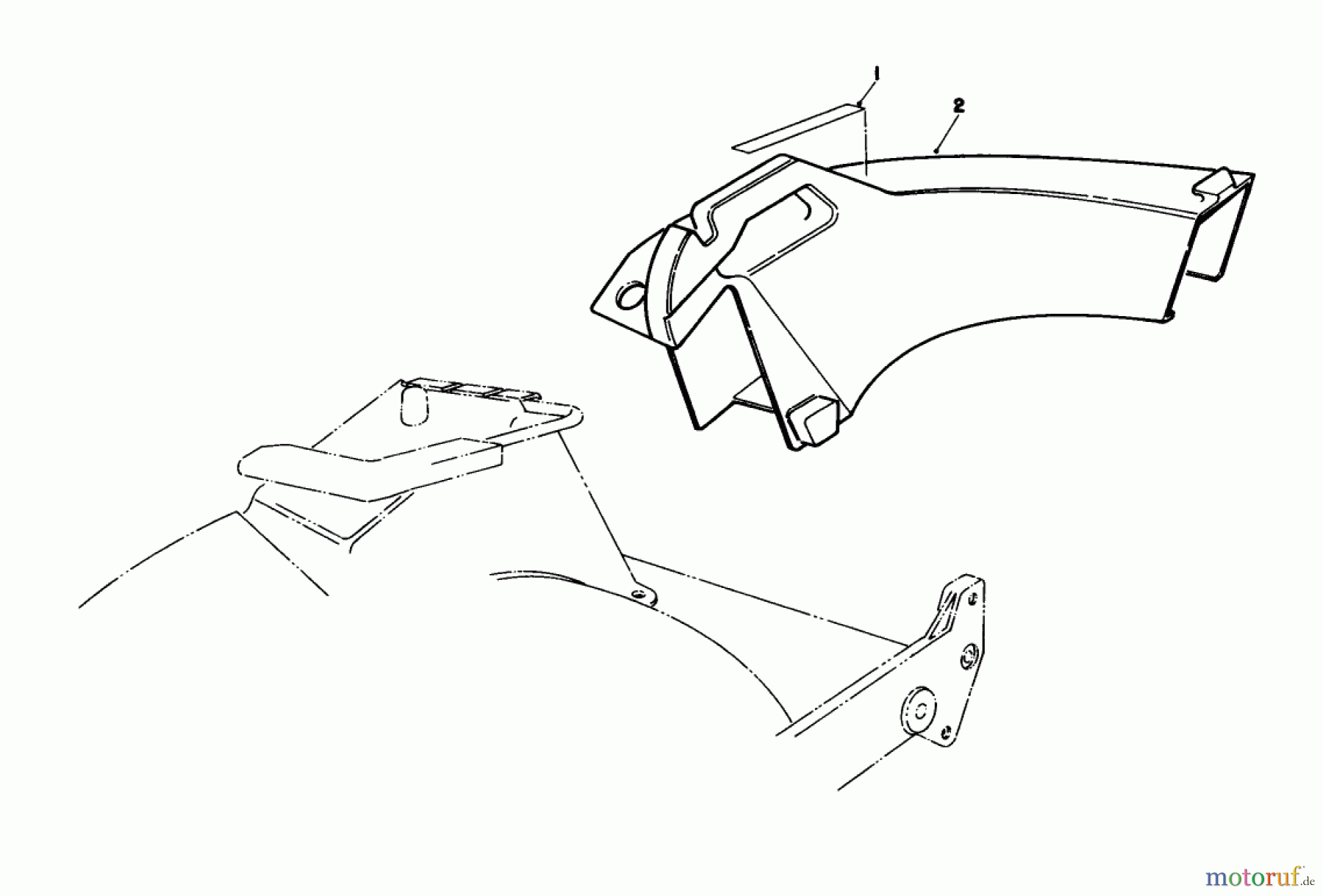 Toro Neu Mowers, Walk-Behind Seite 1 20628C - Toro Lawnmower, 1988 (8000001-8999999) SIDE DISCHARGE CHUTE MODEL NO. 59110 (OPTIONAL)