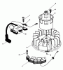 Toro 20629C - Lawnmower, 1986 (6000001-6999999) Ersatzteile MAGNETO & FLYWHEEL ASSEMBLY