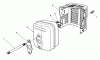 Toro 20629C - Lawnmower, 1986 (6000001-6999999) Ersatzteile MUFFLER ASSEMBLY