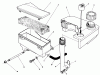 Toro 20629C - Lawnmower, 1987 (7000001-7999999) Ersatzteile AIR CLEANER & FUEL TANK ASSEMBLY (MODEL NO. VMG6)