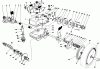Toro 20629C - Lawnmower, 1987 (7000001-7999999) Ersatzteile GEAR CASE ASSEMBLY
