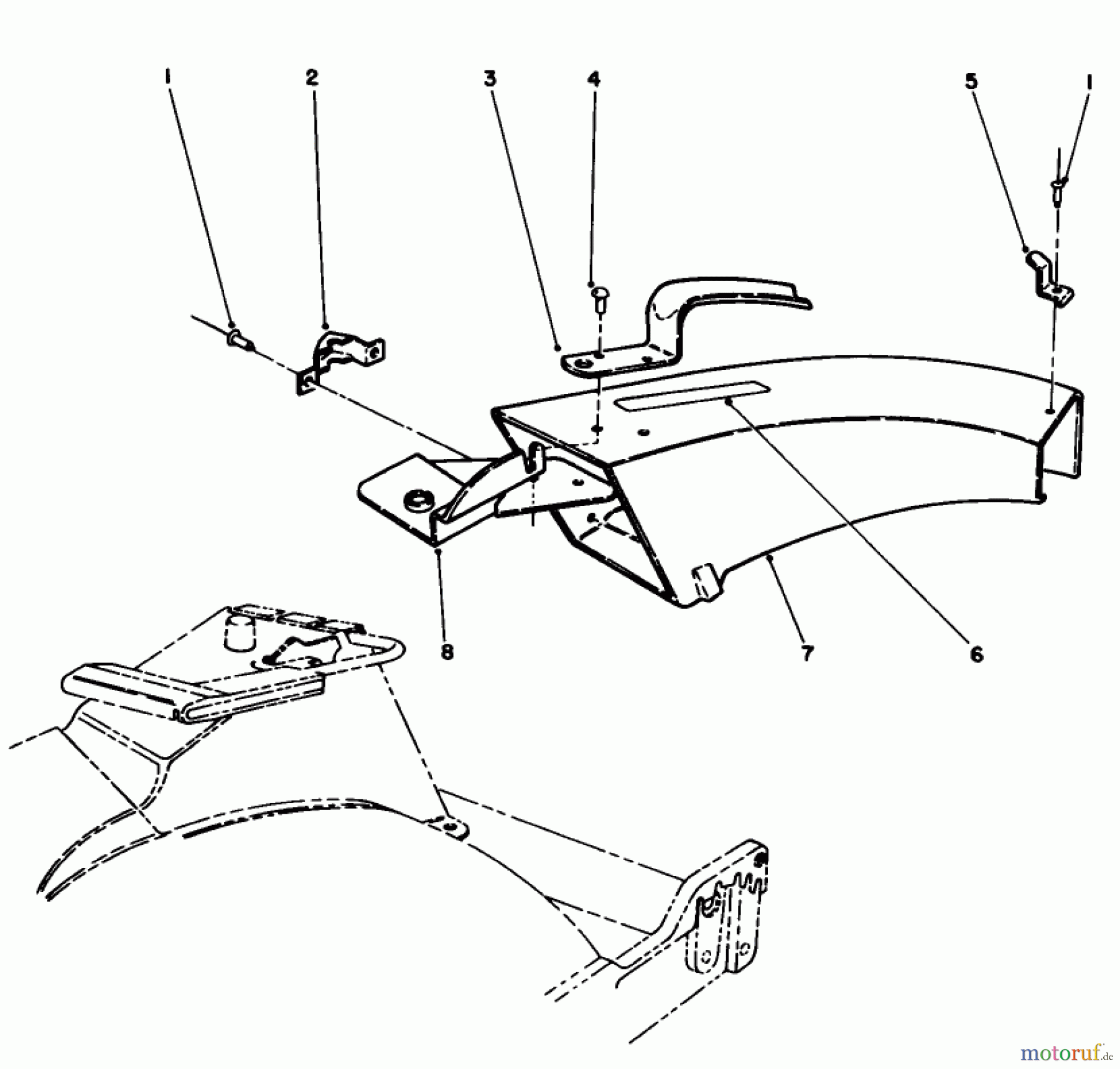 Toro Neu Mowers, Walk-Behind Seite 1 20629C - Toro Lawnmower, 1987 (7000001-7999999) SIDE DISCHARGE CHUTE MODEL NO. 59110 (OPTIONAL)
