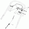Toro 20629C - Lawnmower, 1987 (7000001-7999999) Ersatzteile TRACTION CONTROL ASSEMBLY