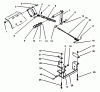 Toro 79370 - 36" Tiller, 300 Series Garden Tractors, 1993 (3900001-3999999) Ersatzteile HITCH ASSEMBLY
