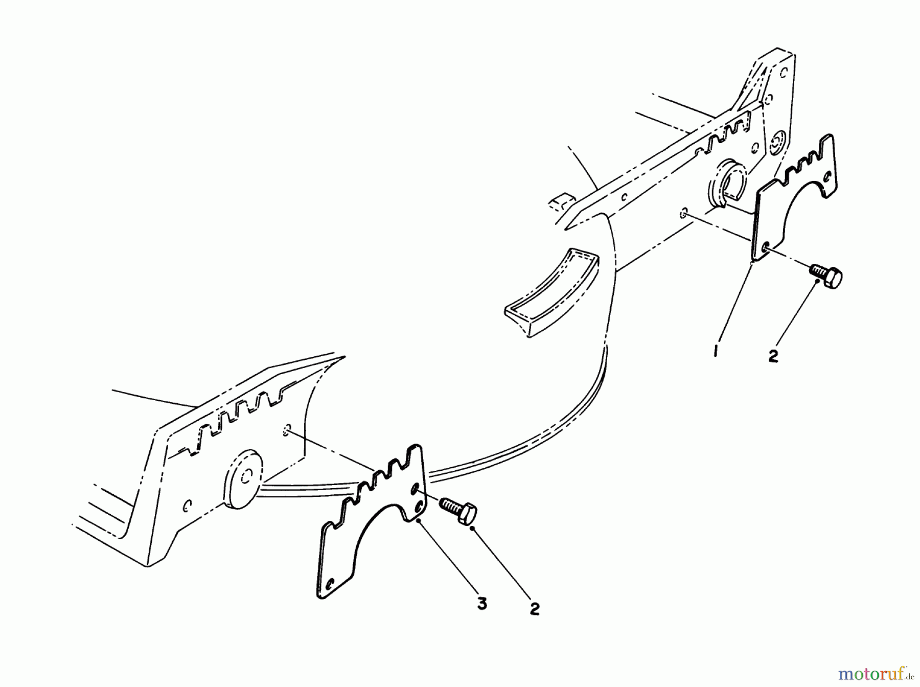 Toro Neu Mowers, Walk-Behind Seite 1 20631 - Toro Lawnmower, 1988 (8000001-8999999) WEAR PLATE KIT NO. 49-4080 (OPTIONAL)