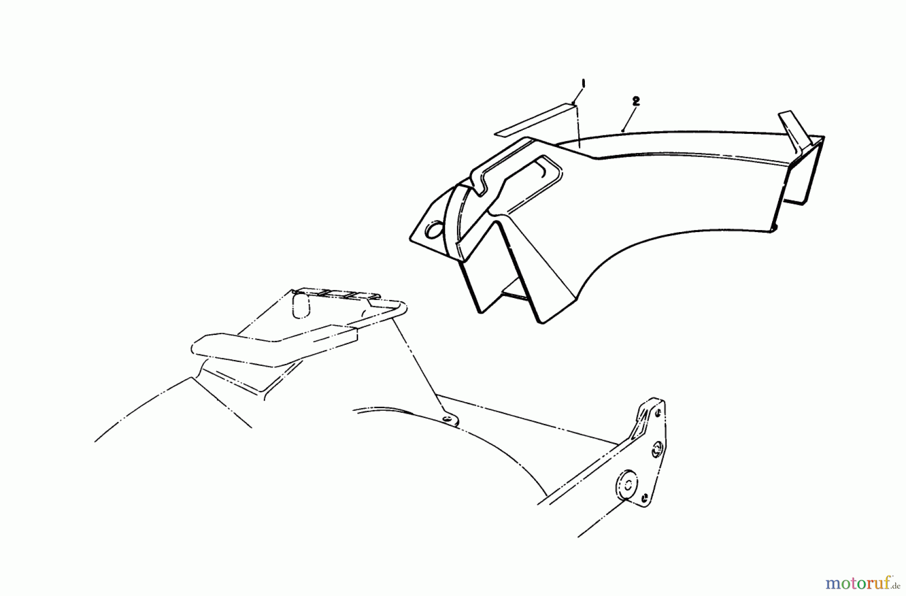 Toro Neu Mowers, Walk-Behind Seite 1 20632 - Toro Lawnmower, 1989 (9000001-9999999) SIDE DISCHARGE CHUTE MODEL NO. 59168 (OPTIONAL)