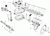 Toro 20661 - Lawnmower, 1983 (3000001-3999999) Ersatzteile GEAR CASE ASSEMBLY