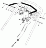 Toro 20661 - Lawnmower, 1983 (3000001-3999999) Ersatzteile TRACTION CONTROL ASSEMBLY