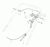 Toro 20666 - Lawnmower, 1990 (0000001-0999999) Ersatzteile TRACTION CONTROL ASSEMBLY