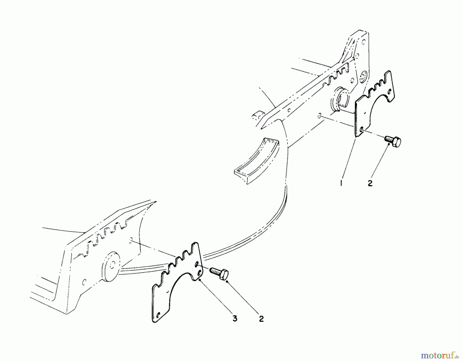 Toro Neu Mowers, Walk-Behind Seite 1 20666 - Toro Lawnmower, 1990 (0000001-0999999) WEAR PLATE MODEL NO. 49-4080 (OPTIONAL)
