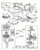 Toro 20667 - Lawnmower, 1990 (0000001-0999999) Ersatzteile ENGINE MODEL NO. 124702-0137-01
