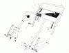 Toro 20667 - Lawnmower, 1990 (0000001-0999999) Ersatzteile HANDLE ASSEMBLY